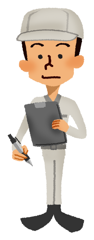 Technician Holding Checklist Free Clipart Illustrations Japaclip