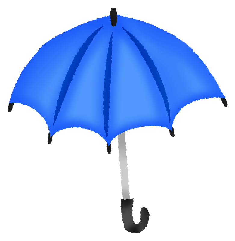 傘のかわいいフリーイラスト素材