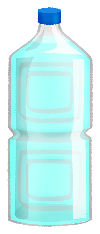 Water in plastic bottle (2L)