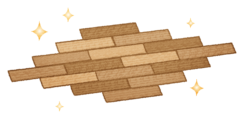 Shiny wooden floor