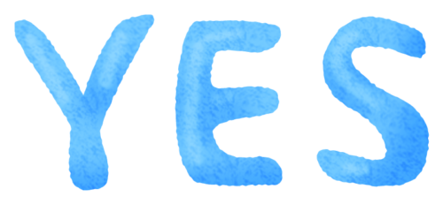Yes / イエスのイラスト