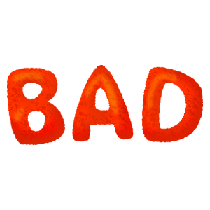 Bad バッドの無料イラスト フリーイラスト素材集 ジャパクリップ