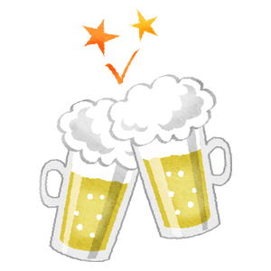 生ビールと枝豆の無料イラスト フリーイラスト素材集 ジャパクリップ