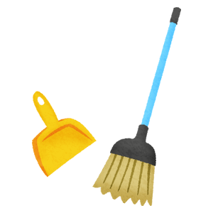 Broom and dustpan 