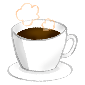 コーヒーとコーヒー豆の無料イラスト フリーイラスト素材集 ジャパクリップ