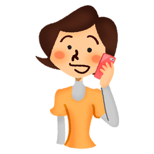 Woman talking on cell phone