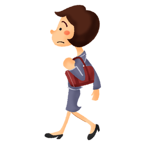 Businesswoman walking