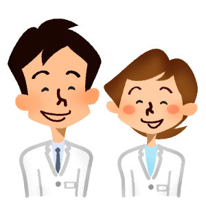 Doctores sonrientes
