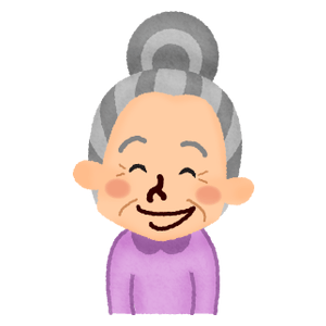 Anciana sonriente