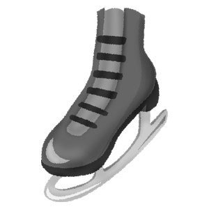 黒いスケート靴（フィギュアスケート）