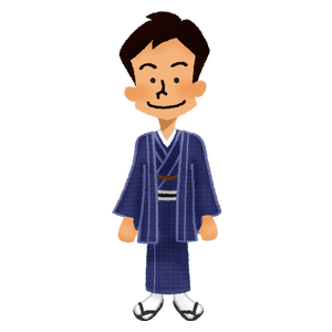 Hombre en kimono