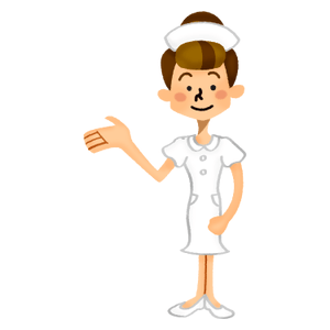 Nurse showing the way