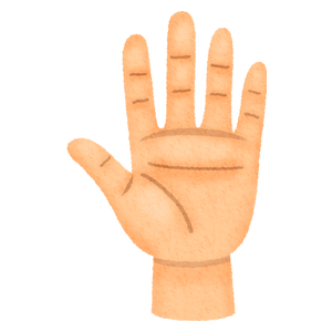 Palm of the hand