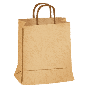 Paper bag  (brown)