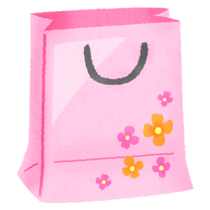 紙袋（花柄）