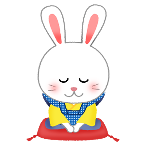 rabbit in kimono (Fukusuke doll) 2
