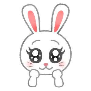 Conejo con ojos brillantes