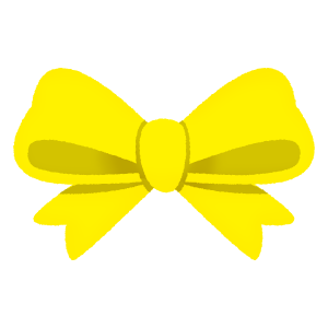 yellow ribbon bow