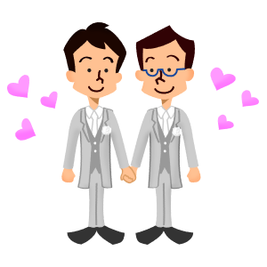 same-sex marriage (men) 
