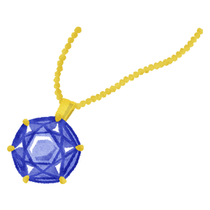 Sapphire necklaces