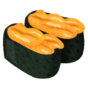 Sea urchin sushi / Uni gunkan maki