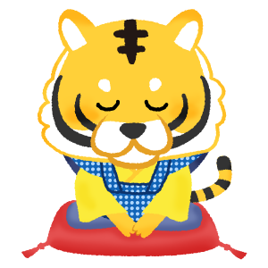 tigre en kimono (Muñeco Fukusuke) 2
