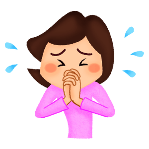 Desperate woman praying
